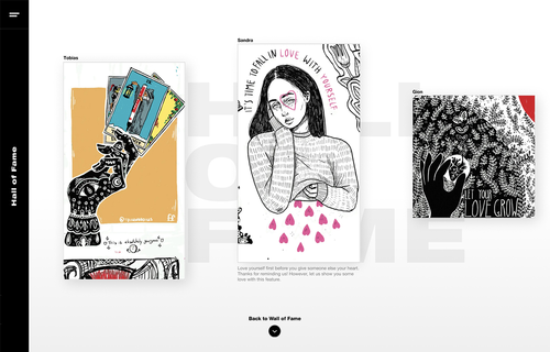 edding | Wall of Fame: Relaunch
