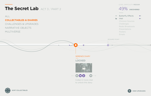 Quantum Break Interface