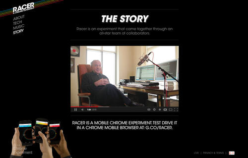 Racer: A Chrome Experiment