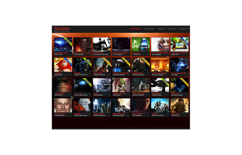 Saizen Media - iPad Site