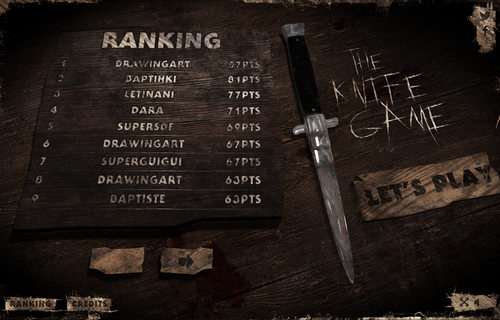 THE KNIFE GAME