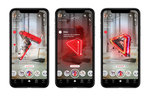 Virgin Media: Snapchat AR Game